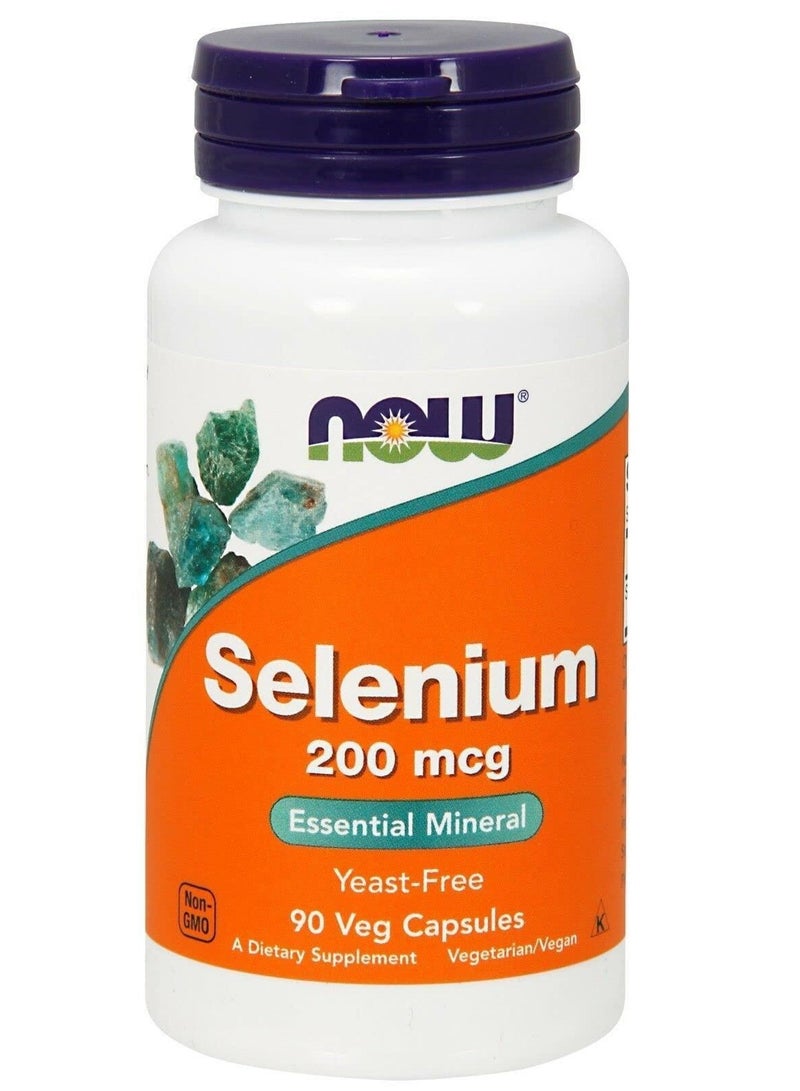 now Selenium 200mcg 90 Veg Capsules