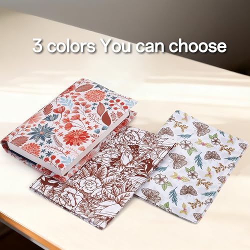 Gientten Bible Slipcover, Bible Book Cover for Women, Protective Slipcover, Floral Printing Book Cover Hardback for Hardcover,Using for Study in Prayer Journal (Floral, M) - Image 4