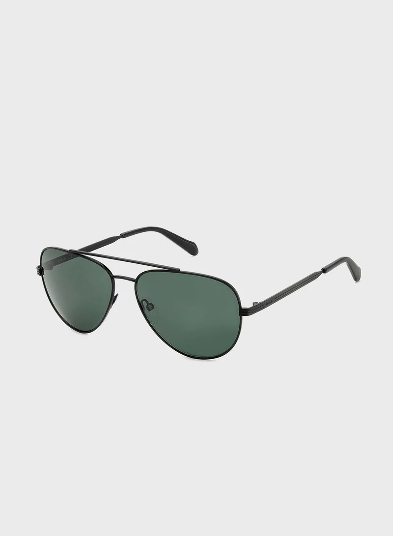 FOSSIL 20563500360Qt Oversize Aviator Sunglasses