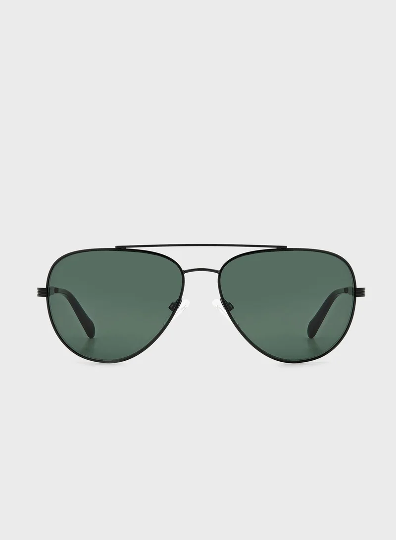 FOSSIL 20563500360Qt Oversize Aviator Sunglasses