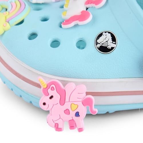 NEOBABY Cute Unicon Pony & Rainbow Silicone, Multi Shoe Charms | Jibbits Charms For Decoration Unique Designs & Compatible With Croc & Clogs (Assorted, Random (Pack Of 12) - Image 5