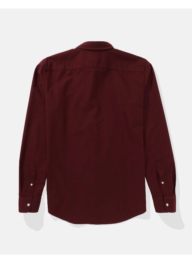 American Eagle AE Slim Fit Everyday Oxford Button-Up Shirt  - Image 3