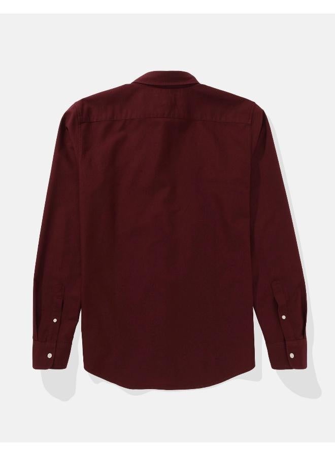American Eagle AE Slim Fit Everyday Oxford Button-Up Shirt - Image 2