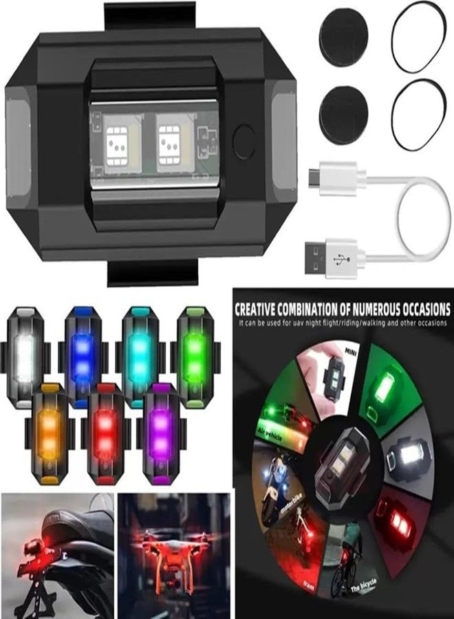 FCCRACING Rechargeable Cycle Solar Front, Helmet & Valve Light and with Horn Waterproof Cycle Light (Multicolor) - Image 4