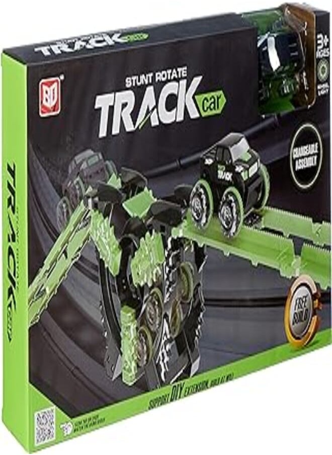 BD BD Electric Stunt Rolling Rail Car track light medium 