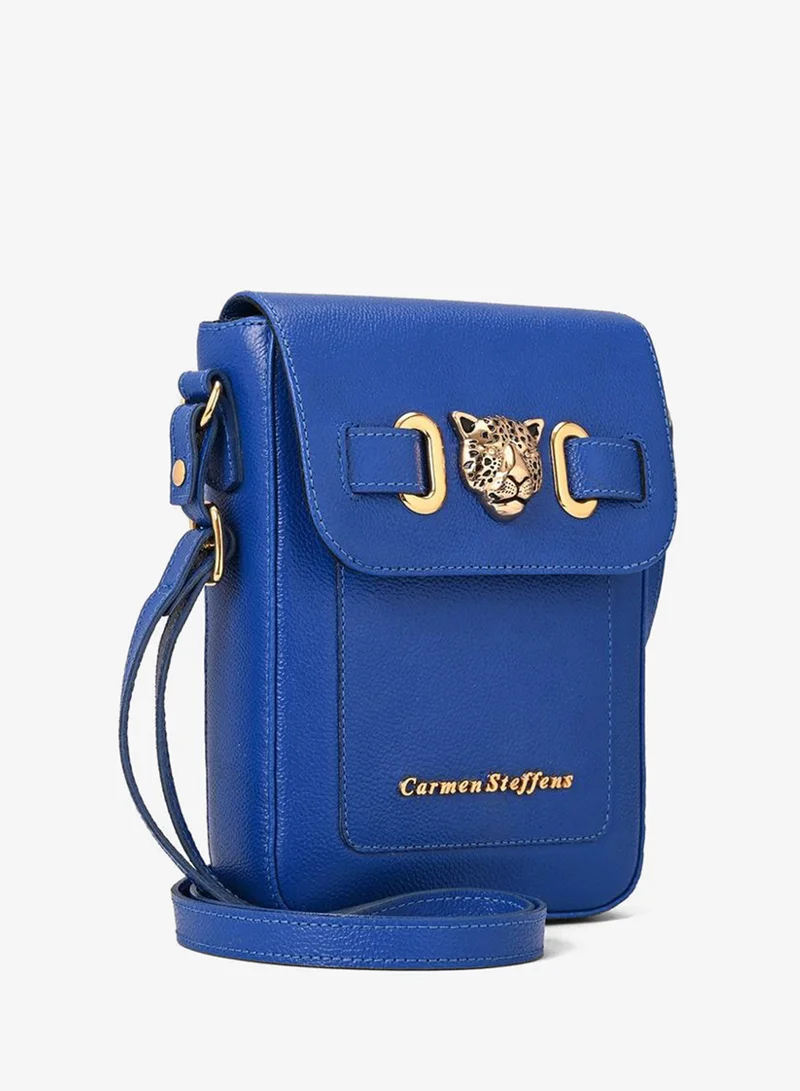 Crossbody Bag Leopard Blue