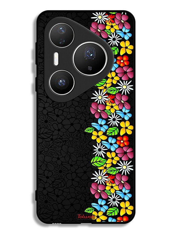 Tolwak Huawei Pura 80 Pro Protective Case Cover Flowers Line - Image 1