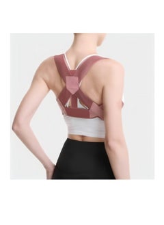 JSDUN Posture Corrector Back Corrector for Neck, Back and Shoulders Correct Anti Hump Corrector Orthopedic Bra for Scoliosis Kyphosis Back Splint Red, M  - Image 4