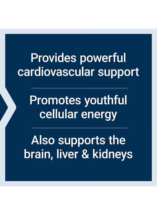 Life Extension Super Ubiquinol CoQ10 with Enhanced Mitochondrial Support, Potent Heart Health & Cellular Energy Production Support, Ultra-absorbable, Gluten-Free, Non-GMO, 100 mg, 60 softgels - 2 Bottle - Image 2