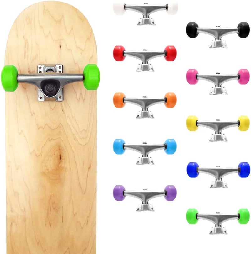 VJ 5.0 Skateboard Trucks, Skateboard Wheels 52mm, Skateboard Bearings, Skateboard Pads, Skateboard Hardware 1" - Image 5