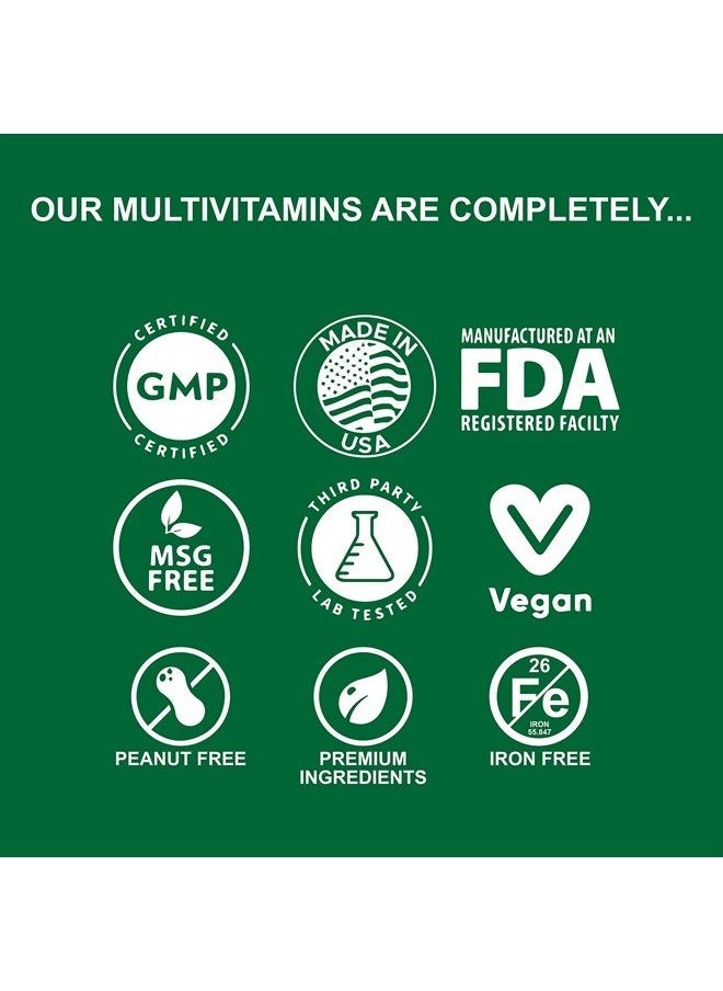 Life's Fortune - Life's Energy Advanced Multi-Vitamin and Mineral Non-GMO - Super Greens - ORAC Berries - AntiOxidants - Enzymes - Iron Free - GMP Tested, 120 Veggi Tablets - Image 1
