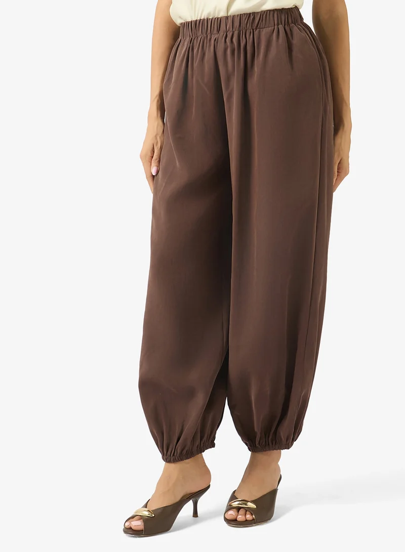 Only Mid-Waist Elastic Balloon Pants