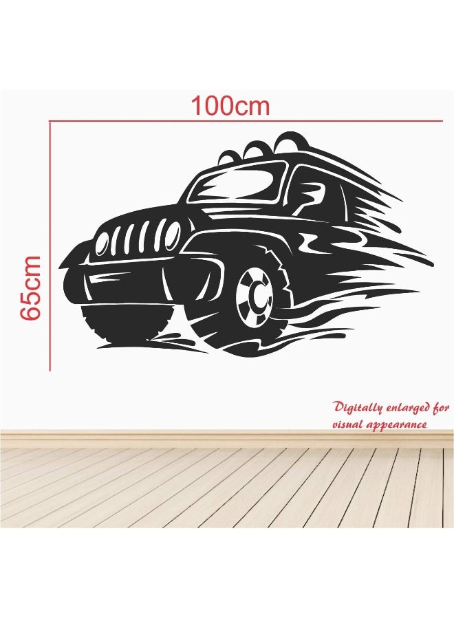 StickMe 'Sports Jeep - Off Road Car Vehicle Wall Sticker' - Image 3