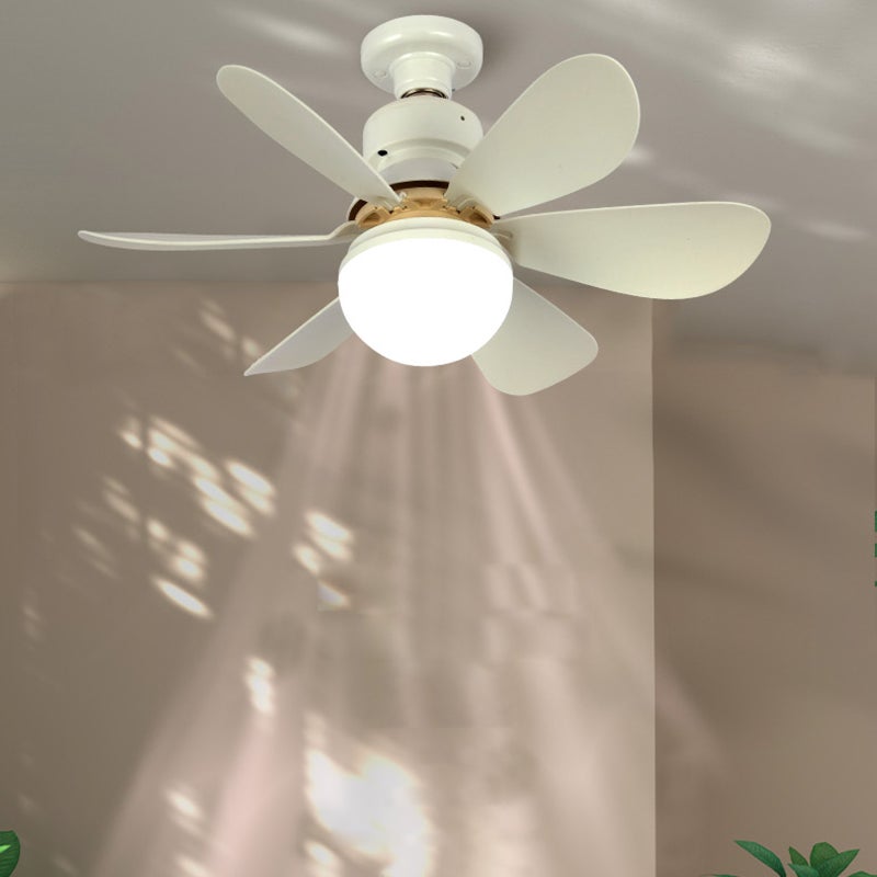 Ceiling Fan Light Home Use Mini Fan Lamp with Remote Control Adjustable Color Temperature Dimmable Night Light 3-speed Wind Control 1H/2H/4H Timer - Image 2