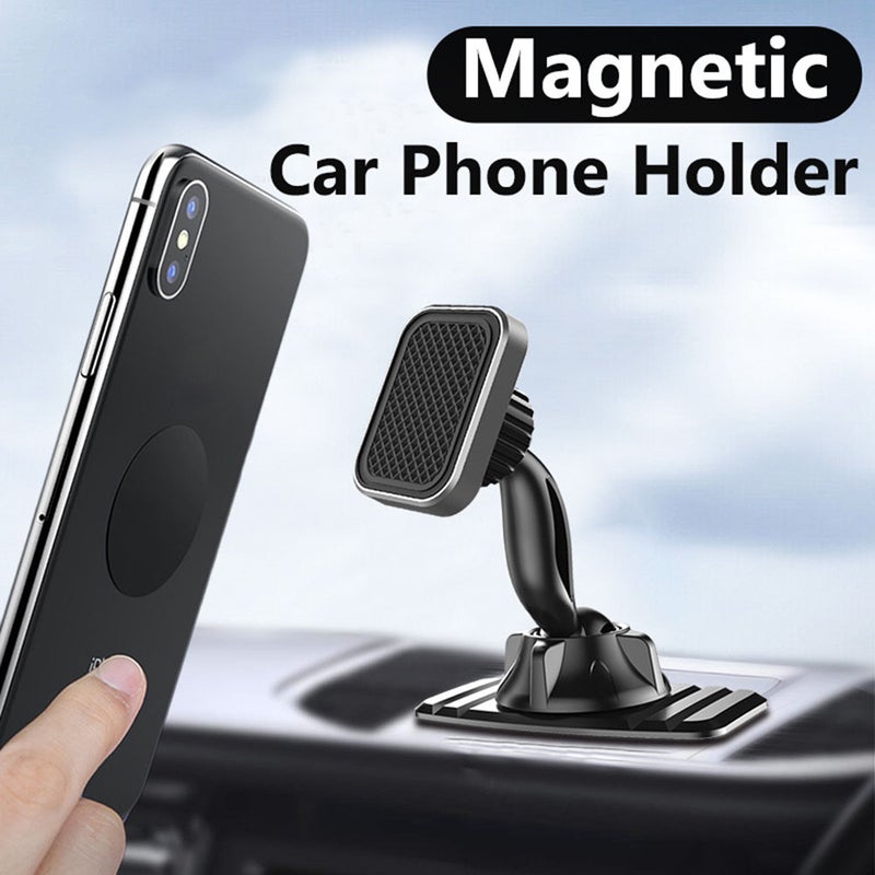 2pcs Phone Holder Car Universal Smartphone Holders Mobile Phone Stand Mount Car Accessories (Grey Stripe) - Image 1