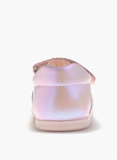 Pablosky Girls' Strap Sandals with Hook and Loop Closure  - Image 3