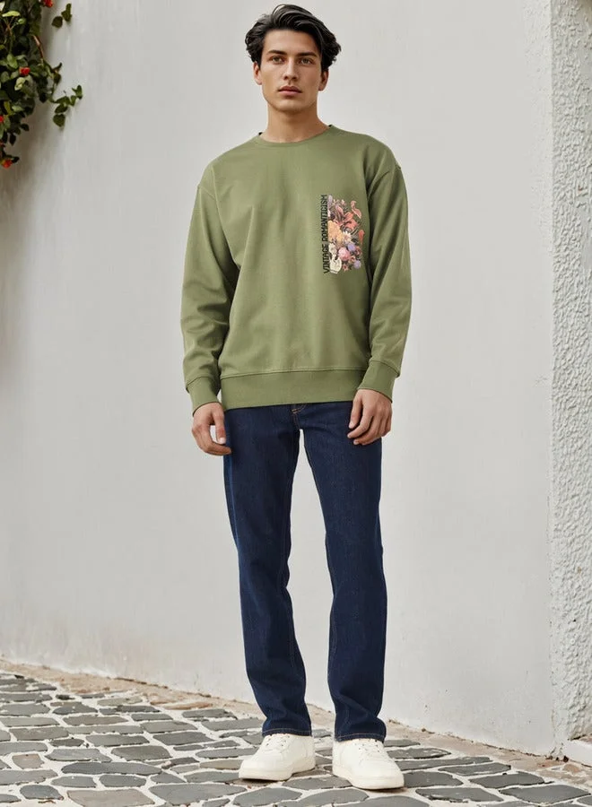 اس بي كاركترز بلوزة بطبعة جرافيك