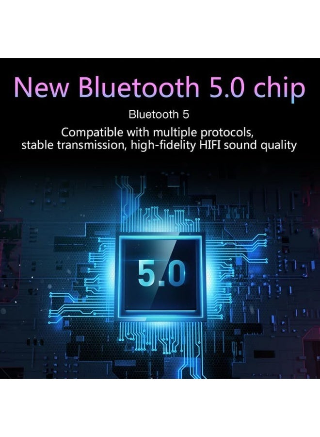 Hybrid Active Noise Cancelling Foldable Headphones, Wireless Over-Ear Bluetooth, 40H Long  Playtime - Image 4