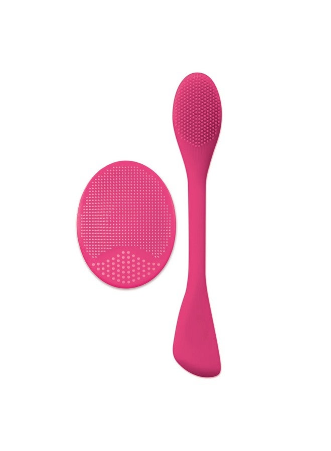 Plum Beauty Facial Skin Scrubber Set Removes Dirt Opens Pores Exfoliates Skin Wall Suction Back - Image 1