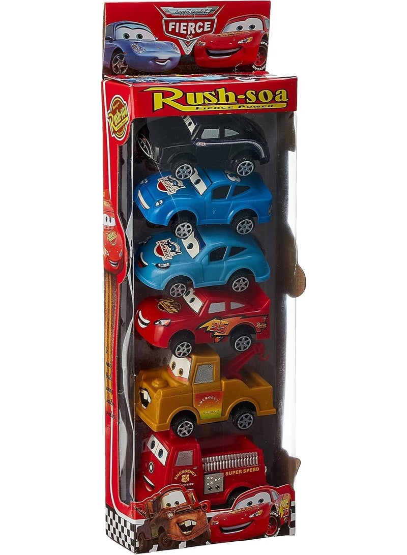 مجموعة سيارات ألعاب 6 في 1 - Image 2