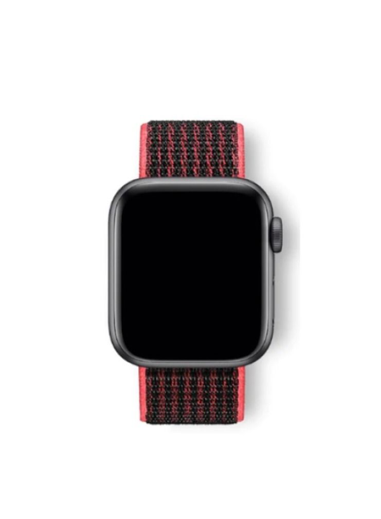 Nylon Loop Replacement Band For Apple Watch with sizes 49/45/44/42 mm. - Image 2