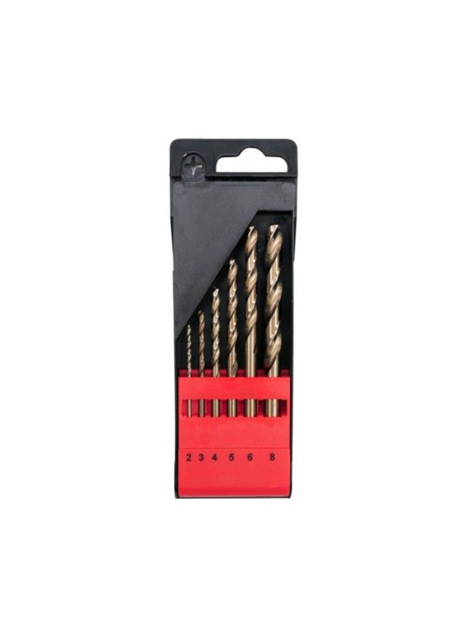 Yato YATO Twist Drill Bit Co-HSS 6pcs/set 2-8mm in Plastic Box