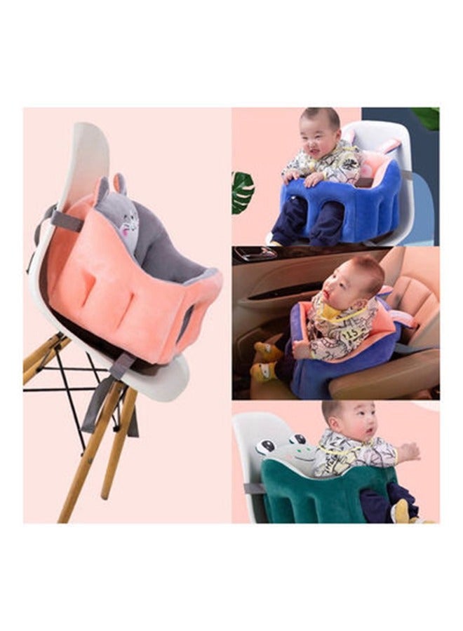 Baby Sofa Support Sitting Chair, Baby Support Seat Learning to Sit Sofa Chair, Soft Plush Cartoon Animals Baby Sitting Chair Learning to Sit Cushion Seats for Baby Infants 0-2 Years  - Image 4