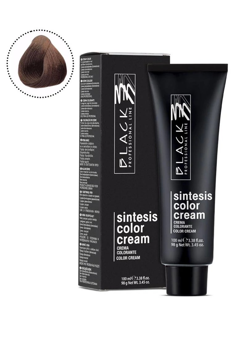 بلاك بروفيشينال لاين سينتيسيس لايت جولدن براون 5.3 – صبغة شعر دائمة بلون بني ذهبي فاتح - Image 1