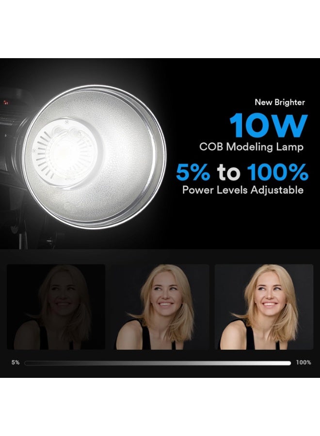 Godox Godox SK400II‑V 400 Ws Studio Flash Monolight with 10 W LED Modeling Lamp (Bowens Mount, 2.4 GHz Wireless X System) - Image 2