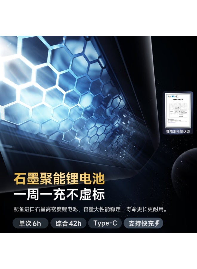 Linklike [harmann Tuning | Surround Subwoofer] Bluetooth Earphones Semi-in 2025 Latest Model With Ultra-long Battery Life, Wireless Compatible With Huawei And Apple - Image 4