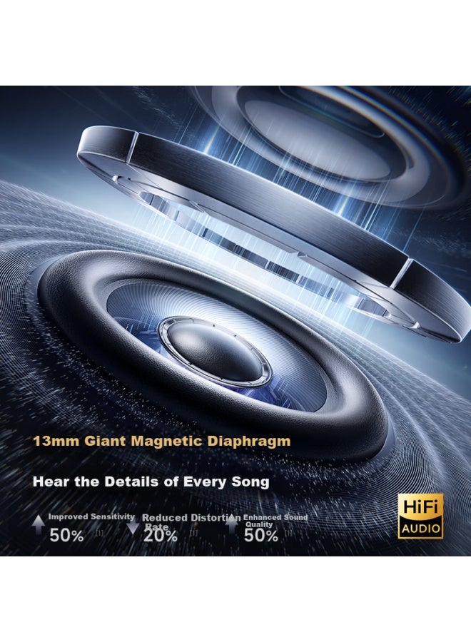 Linklike [harmann Tuning | Surround Subwoofer] Bluetooth Earphones Semi-in 2025 Latest Model With Ultra-long Battery Life, Wireless Compatible With Huawei And Apple - Image 1