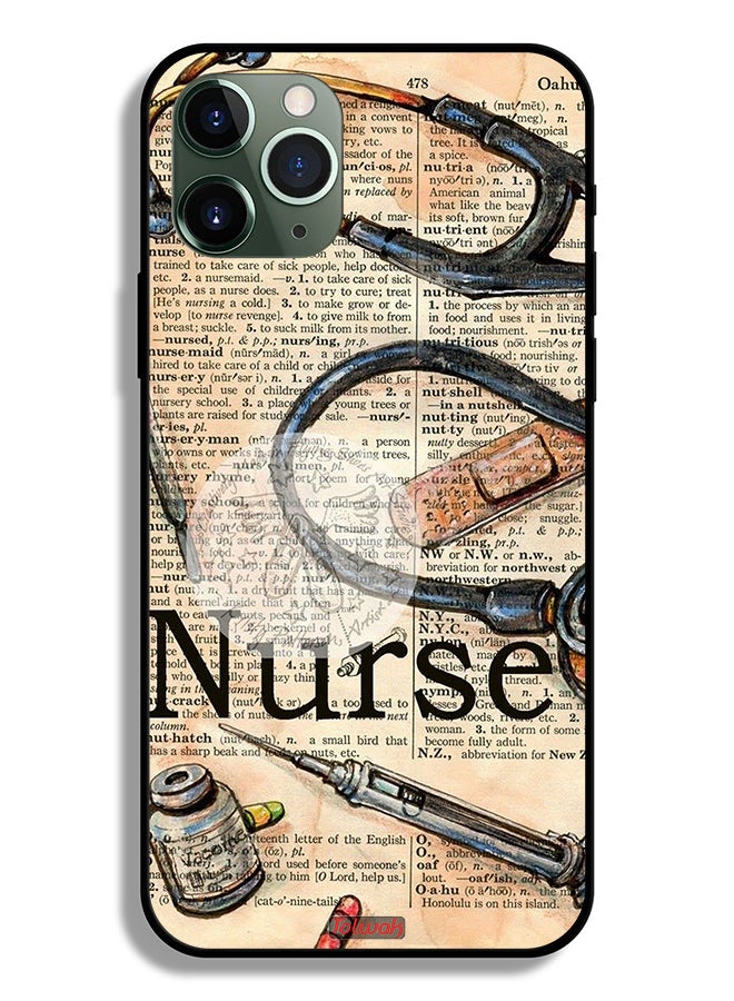Tolwak Apple iPhone 11 Pro Max Protective Case Nurse Vintage Tools - Image 2