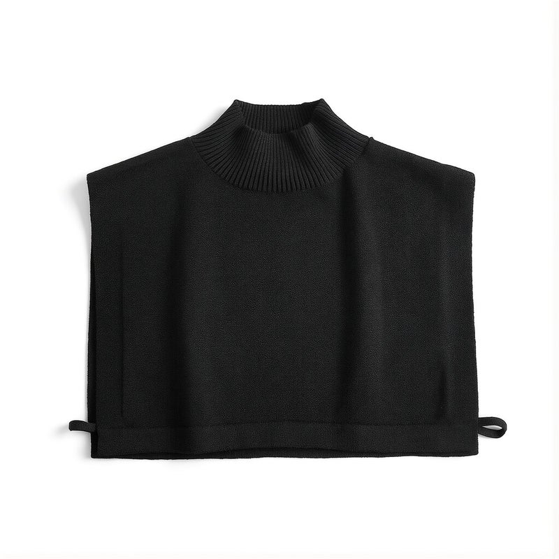 High Compatibility Knit Mock Neck Insert Fits All Tops Sweater Hoodie Jacket Universal Layering Accessory - Image 1