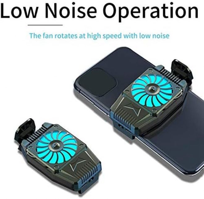 Cell Phone Cooler, Mobile Phone Radiator for Playing Games Watching Videos, Cooler Controller Compatible for Smartphone - Image 4