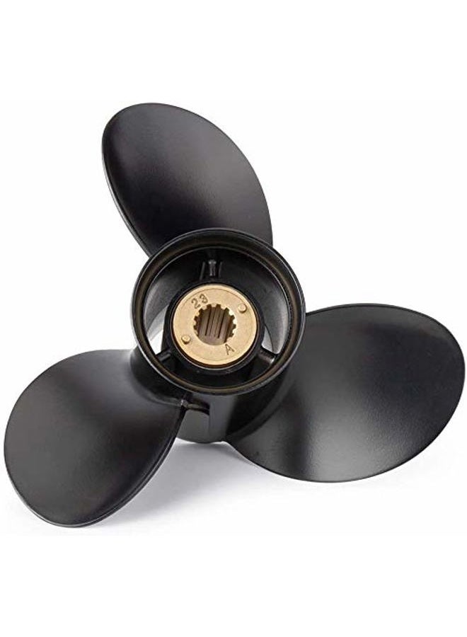 VQPROPs Your Props Marine 10 3/8 x 13, （13 Spline Tooth）， RH，Ref No.48-73136A45，OEM Upgrade Aluminum Outboard Propeller fit Mercury Engines 30-70HP - Image 1