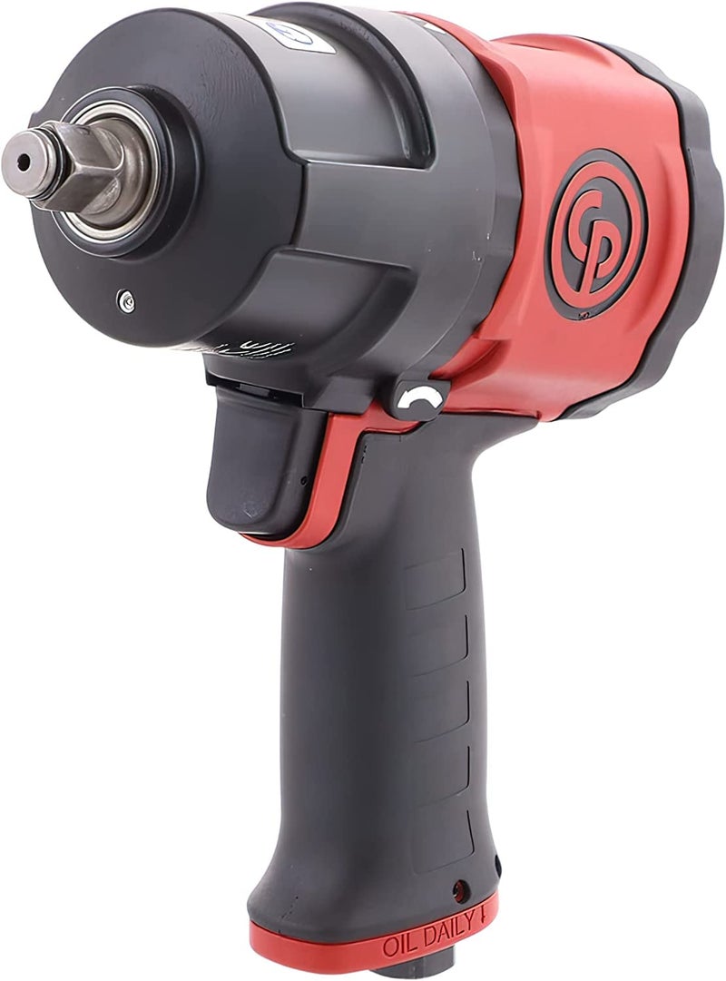 Chicago Pneumatic CP7748 1/2 Inch Air Impact Wrench, Red, Metal - Image 2