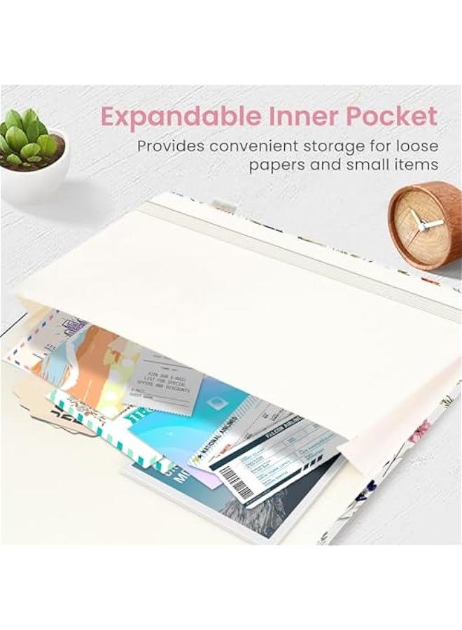 Arabest Bullet Dotted Journal Notebook for Women & Men, Hardcover Leather Journal for Writing, A5 Bullet Journaling Notebook for Work & Sketching, Perfect for Office School Home Supplies, 160 s, Garden - Image 5