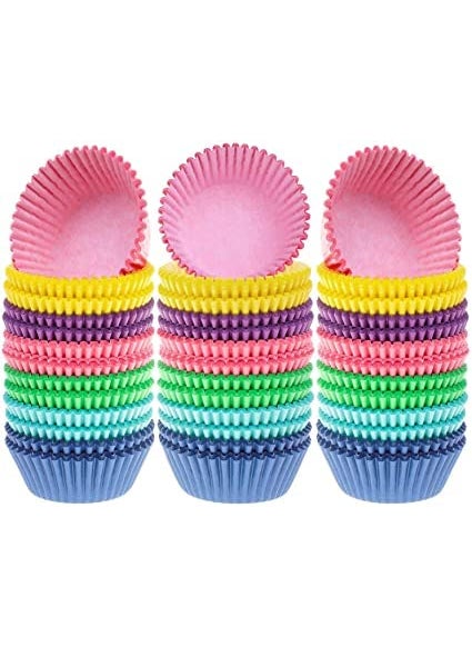 BriKSHi BRIKSHI Multicolor Cupcake Liner Paper Baking Cups for Christmas Party Holiday Birthday Cupcake Wrappers for Cake Balls Muffins Cupcakes and Candies_PO300  - Image 1