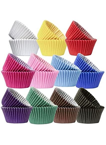 BriKSHi BRIKSHI Multicolor Cupcake Liner Paper Baking Cups for Christmas Party Holiday Birthday Cupcake Wrappers for Cake Balls Muffins Cupcakes and Candies_PO300  - Image 2
