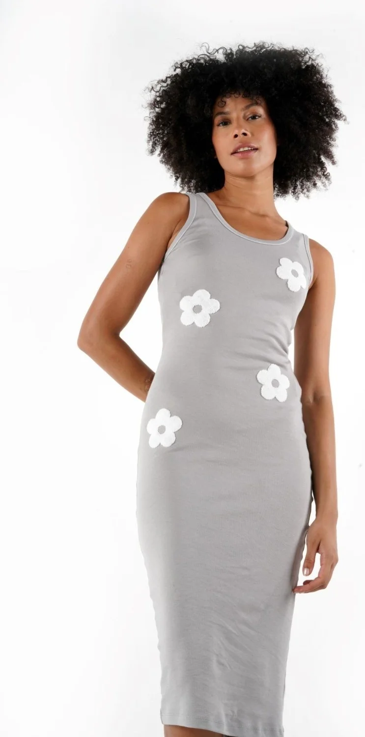 Alexander Gardi Floral Tank Dress