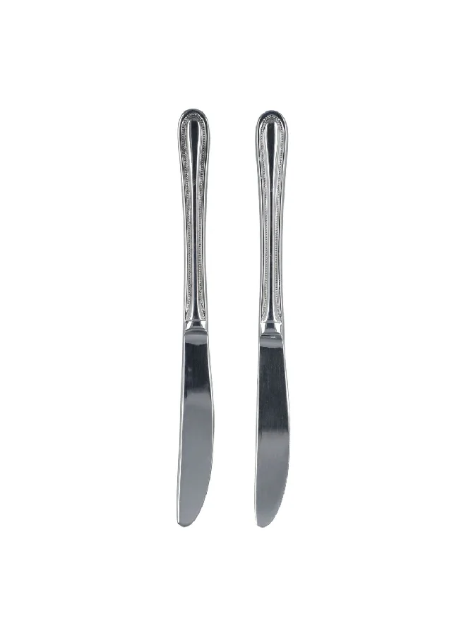 Amefa 2-Piece Table Knives on Hanging Card Silver 22.352 x 1.778 x 4.826 cm 0508X1VDXCAA2