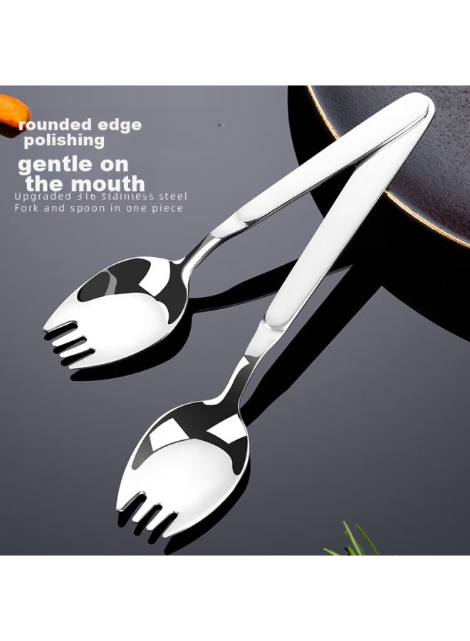 Newair 316 Stainless Steel Fork And Spoon Set, Salad Fork, Adult And Children's Cutlery, Fruit Fork And Dinner Spoon - Image 4