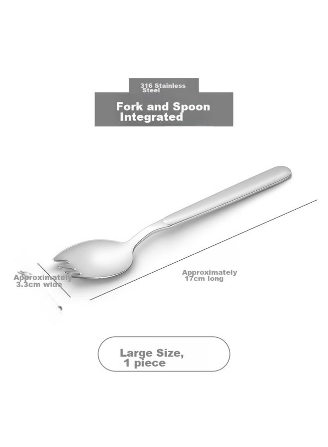 Newair 316 Stainless Steel Fork And Spoon Set, Salad Fork, Adult And Children's Cutlery, Fruit Fork And Dinner Spoon - Image 1