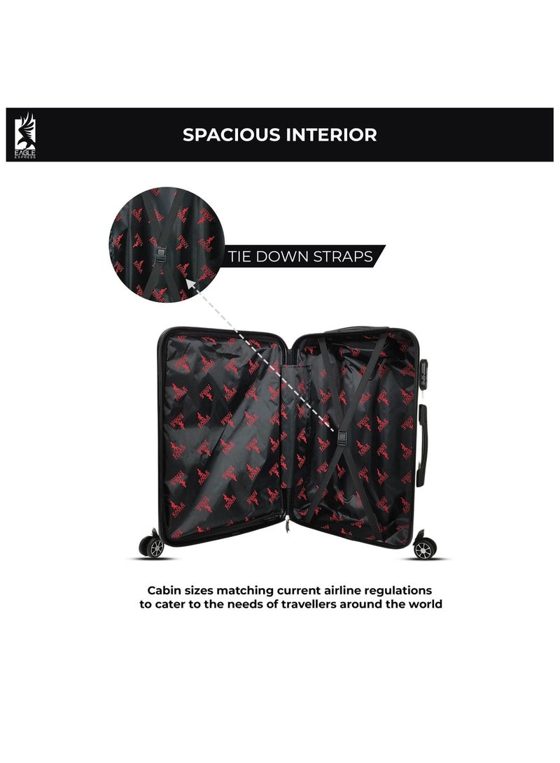 ايجل اكسبريس إيجل إكسبرس فينتشر 28" حقيبة سفر ABS صلبة – متينة وأنيقة باللون الأبيض - Image 5