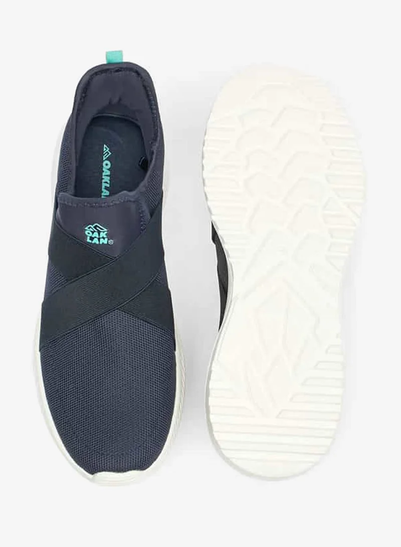 Oaklan by Shoexpress Men Logo Detail Slip-On Sports Shoes with Pull Tabs