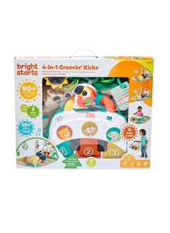 Bright Starts 4-In-1 Groovin Kicks Piano And Drum Kick Gym  - Image 1