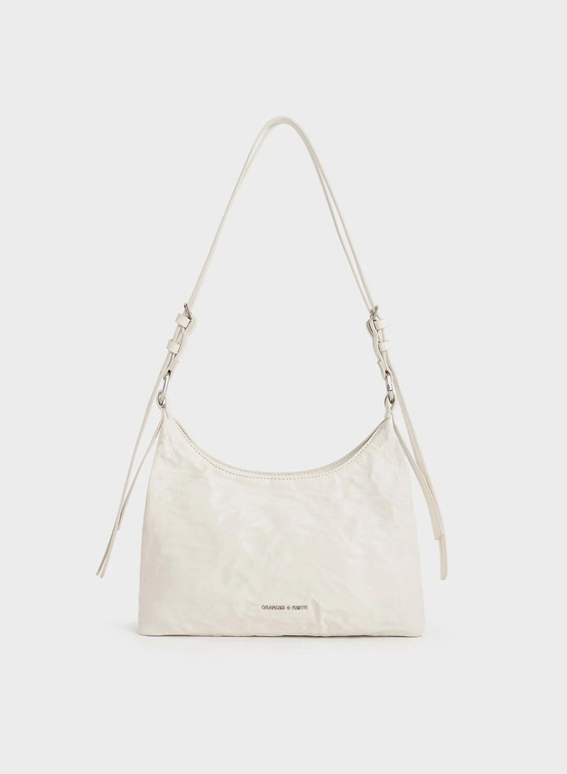 Charles & Keith Lark wrinkled crossbody bag - Image 1