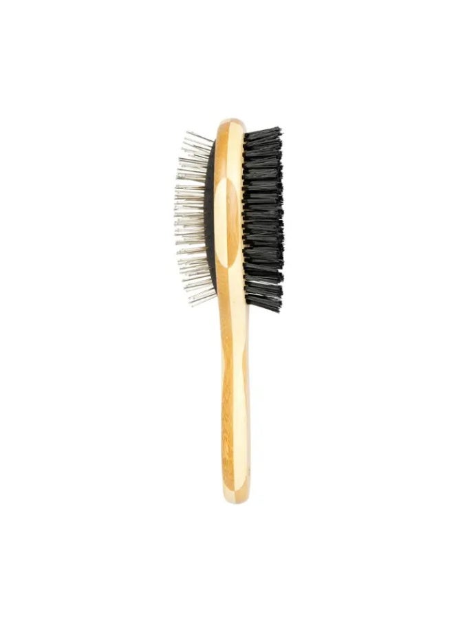 Duvo Bamboo 2-in-1 Pet Grooming Brush - Large