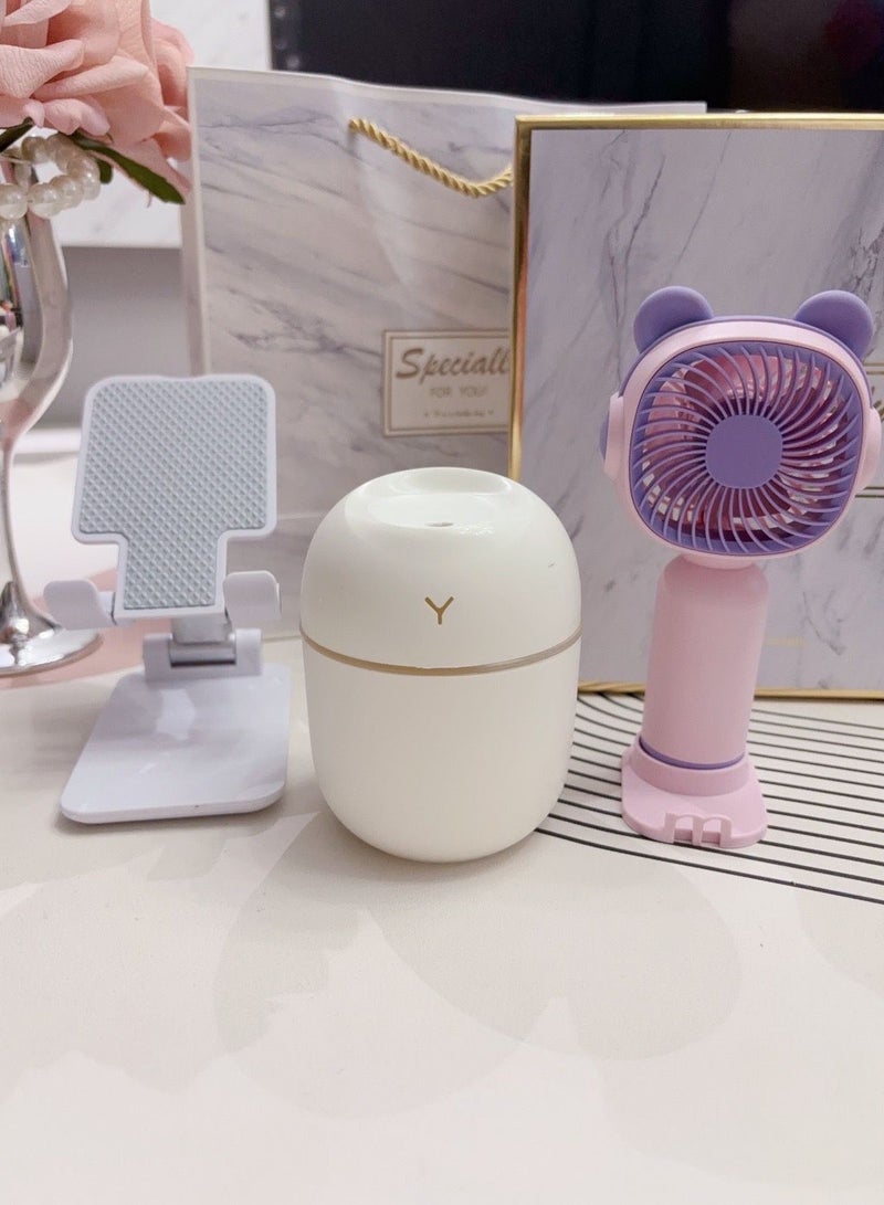 Birthday Gift Box Contain Fan and Humidifier and Phone Holder with Gift Box and Gift Bag Gift Set - Image 3