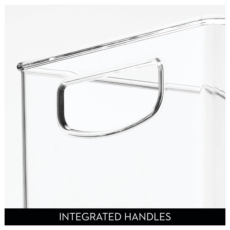 InterDesign iDesign Stackable Pantry Bin with Handles for Cabinets, Fridge or Freezer, Clear, Made in USA - Image 5